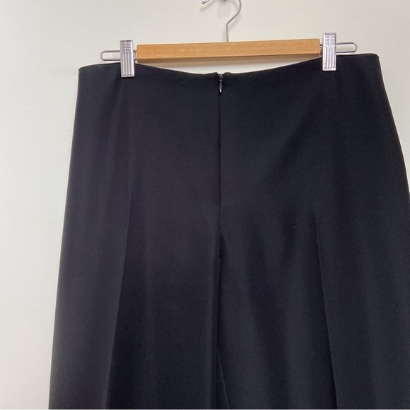 Joseph Ribkoff black trouser pants front zipper wide contemporary 8-10 - Picture 8 of 16